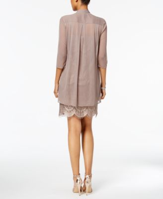 R & M Richards Lace Sheath Dress And Jacket