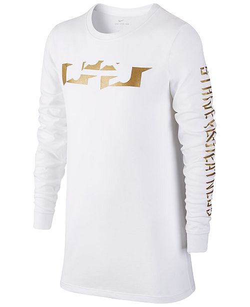 Nike Dri Fit Lebron James T Shirt Big Boys Reviews Shirts Tops Kids Macy S