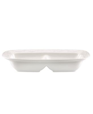 Lenox - Opal Innocence Carved Divided Server