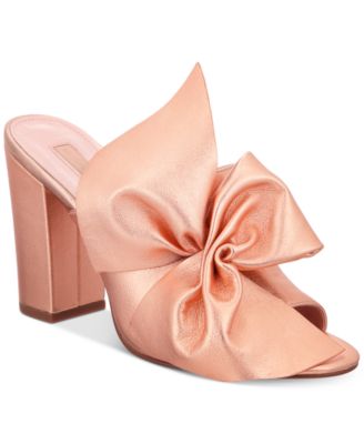 Avec Les Filles - Marie Bow Block-Heel Mules