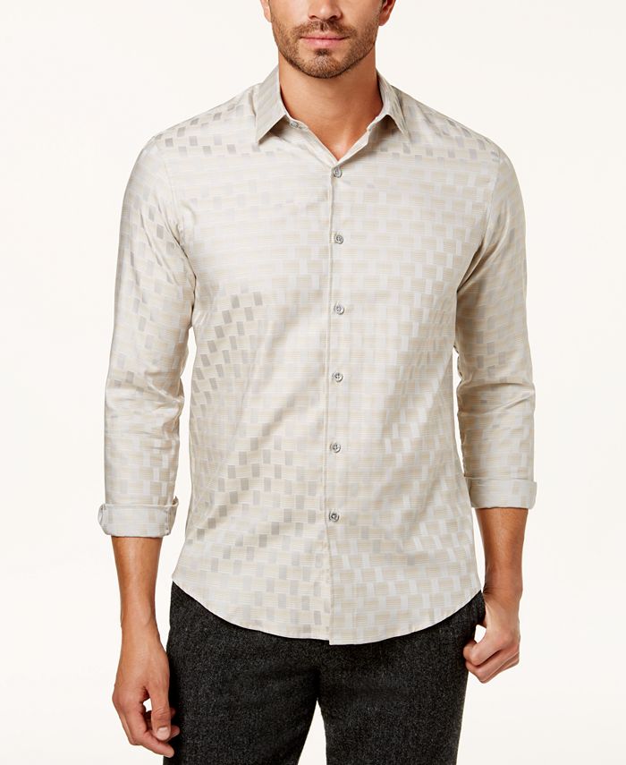 Tasso Elba Men's Supima® Cotton Shirt, Created for Macy's - Macy's