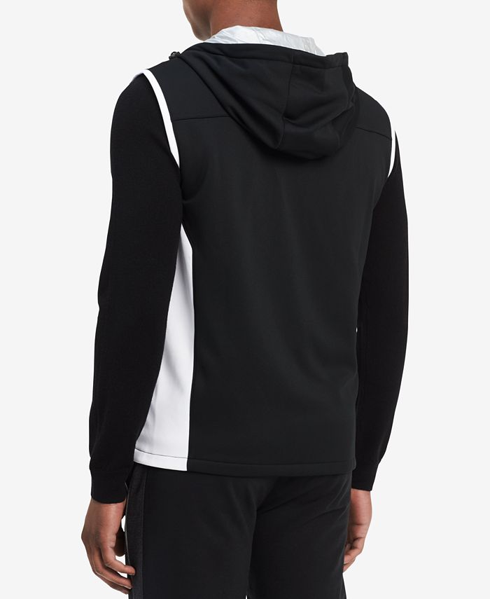 Calvin Klein Men's Zip-Front Logo Hoodie, Created for Macy's & Reviews ...
