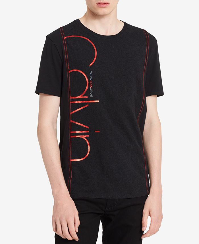 Calvin Klein Jeans Men's Side Panels T-Shirt - Macy's