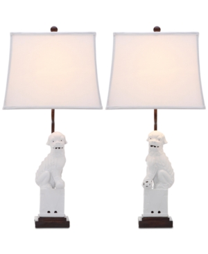 Safavieh Foo Dog Set of 2 Table Lamps