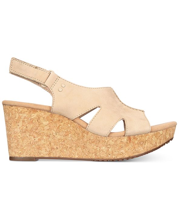 Clarks Collection Women's Annadel Bari Wedge Sandals & Reviews ...