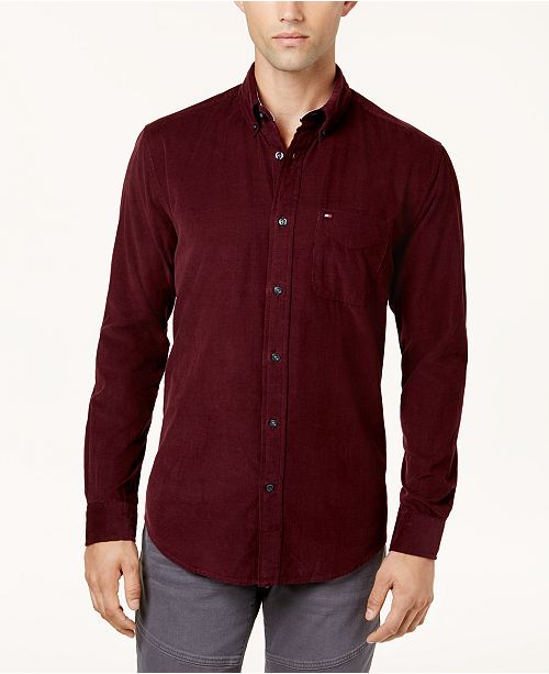 Tommy Hilfiger Men S Bridges Corduroy Shirt Created For Macy S