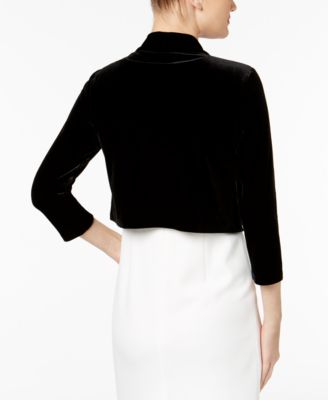 Calvin Klein Velvet Cropped Jacket