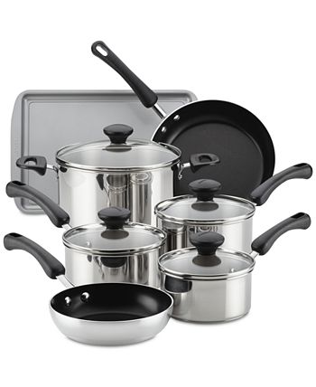 Farberware Classic Series 12-Pc. Stainless Steel Cookware Set - Macy's
