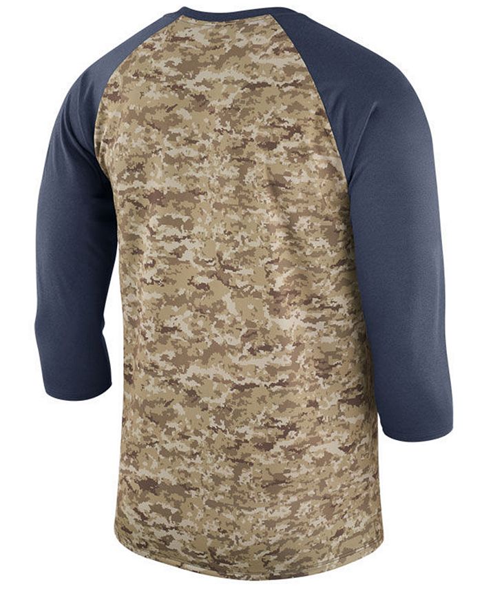 New England Patriots three quater sleeve salute to service tee shirt