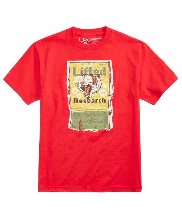LRG Men's Animal Kracker Logo-Print T-Shirt - Macy's