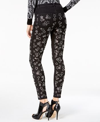 Michael Kors Star Embellished Skinny Jeans Created for Macy s