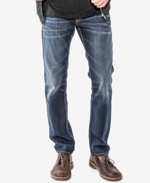image of Silver Jeans Co. Men-s Allan Classic Fit Slim Stretch Jeans