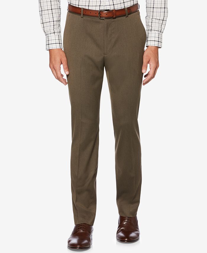 Perry Ellis Men's Classic-Fit Textured Pants - Macy's