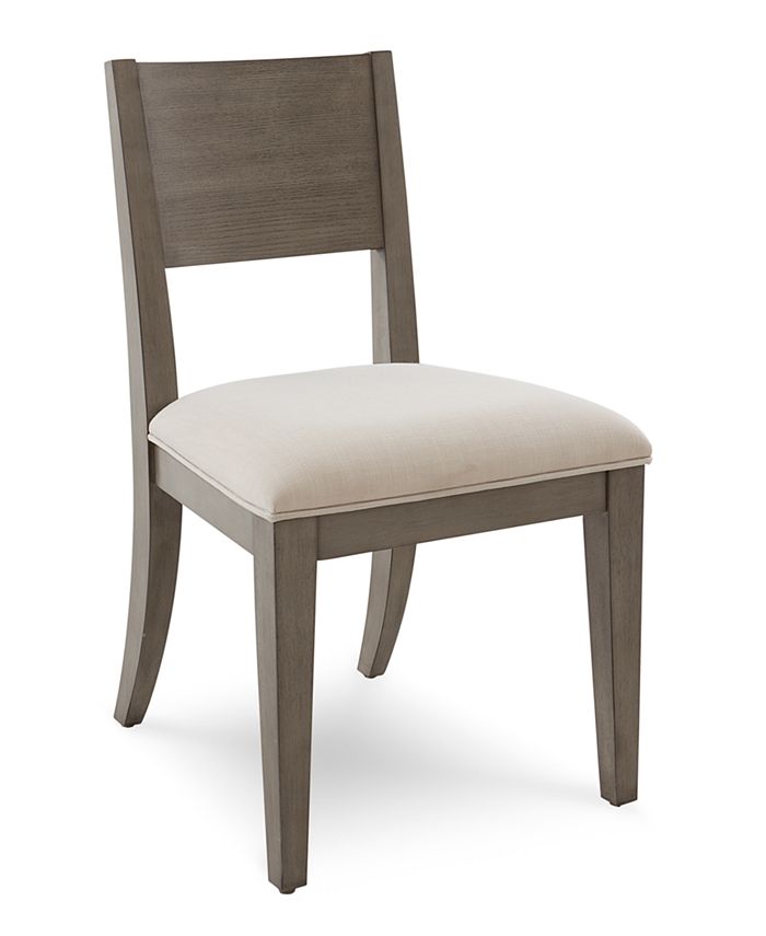 Furniture Tribeca Grey Side Chair, Created for Macy's Macy's