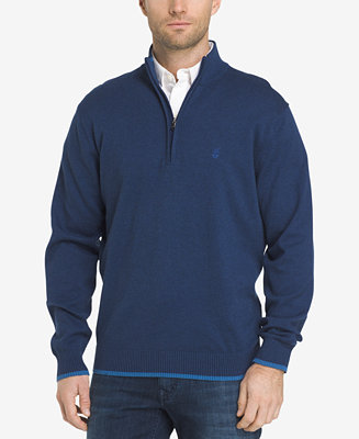 IZOD Men's Quarter-Zip Sweater - Macy's