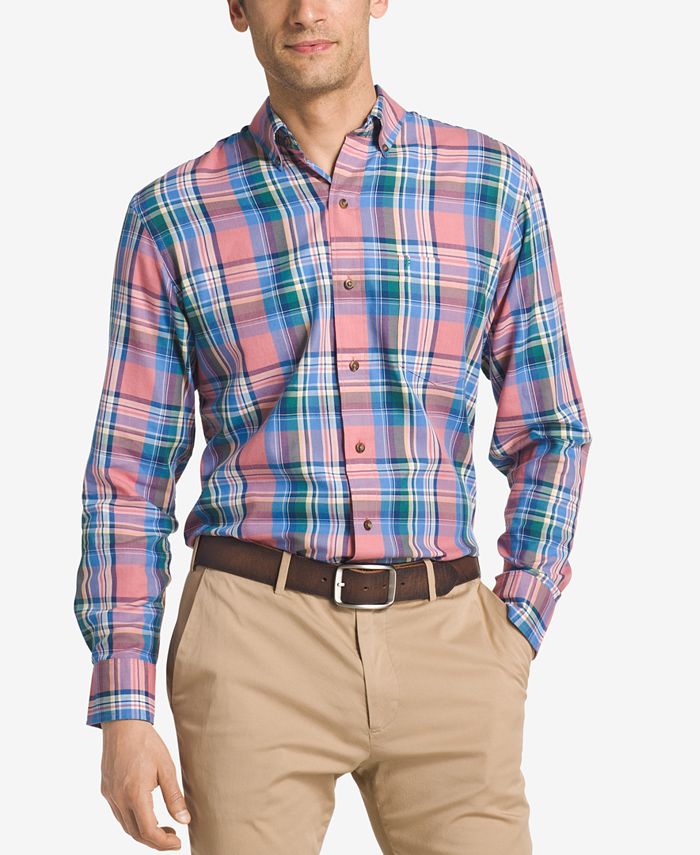 IZOD Men's Plaid Shirt Macy's