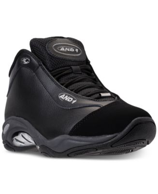 AND1 Men's Tai Chi Mid Leather Basketball Sneakers from