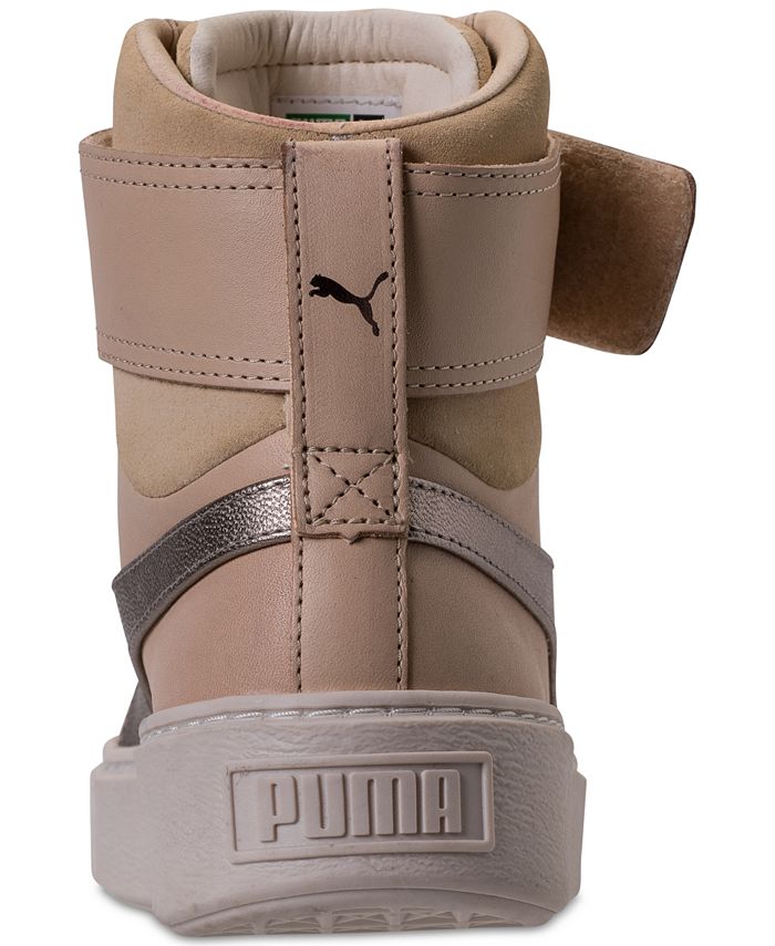 puma basket platform strap