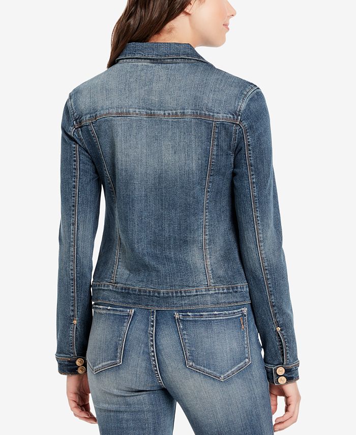 Vintage America Aria Embellished Denim Jacket - Macy's