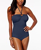 Michael Kors Michael Logo-Ring Halter Bikini Top, Created for Macy's -  ShopStyle Two Piece Swimsuits