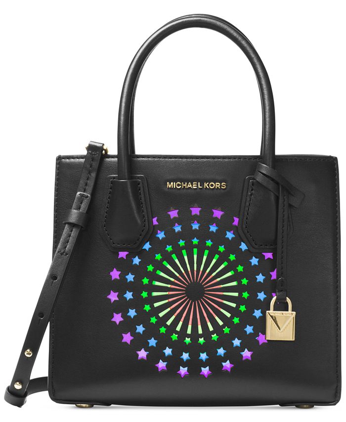 Michael Kors Mercer Perforated Medium Messenger Macy s
