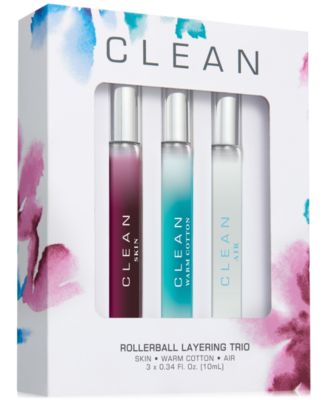 CLEAN Fragrance - 3-Pc. Rollerball Set