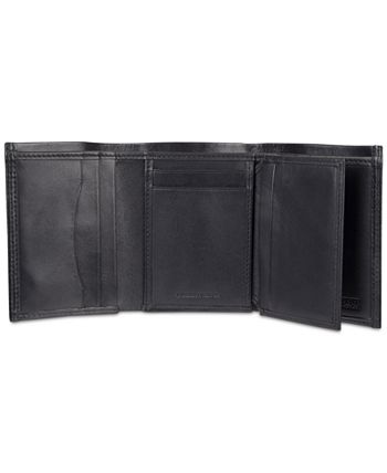 GUESS Men s Cruz Trifold Leather Wallet Macy s