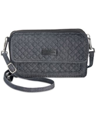 vera bradley black leather crossbody