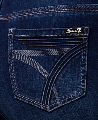 Seven7 Jeans Trendy Plus Size Tummy-Less Skinny Jeans Macy's
