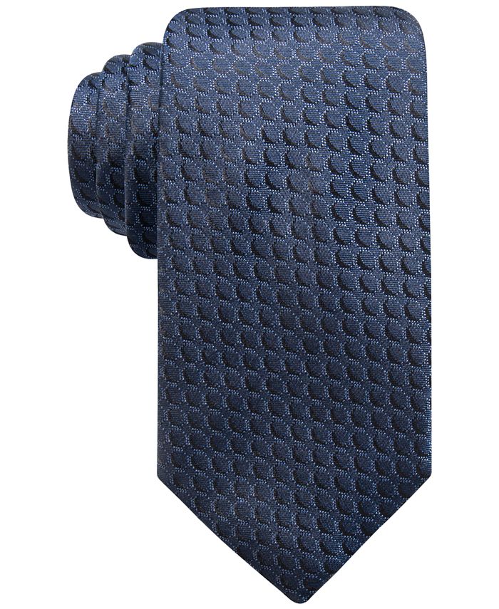 Alfani Mens Slim Geometric Tie Red Size Regular 2 main image 0