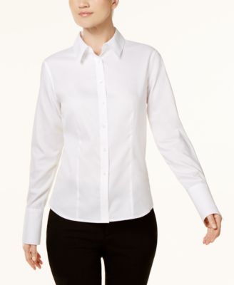 white collar shirt for ladies