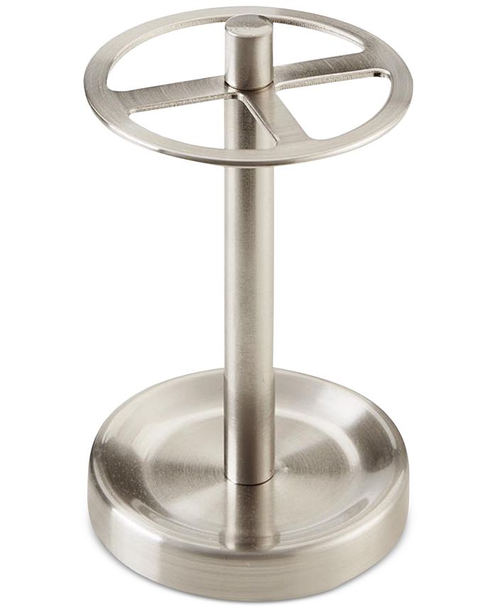 JLA Home Chase Brushed Chrome Toothbrush Holder, Created for Macy's