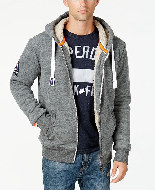 Superdry Men S Orange Label Winter Hoodie Reviews Hoodies