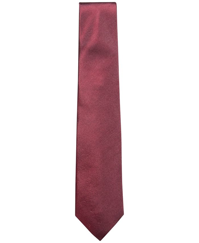 Ryan Seacrest Distinction Men's Solid Silk Tie, Created for Macy's - Macy's