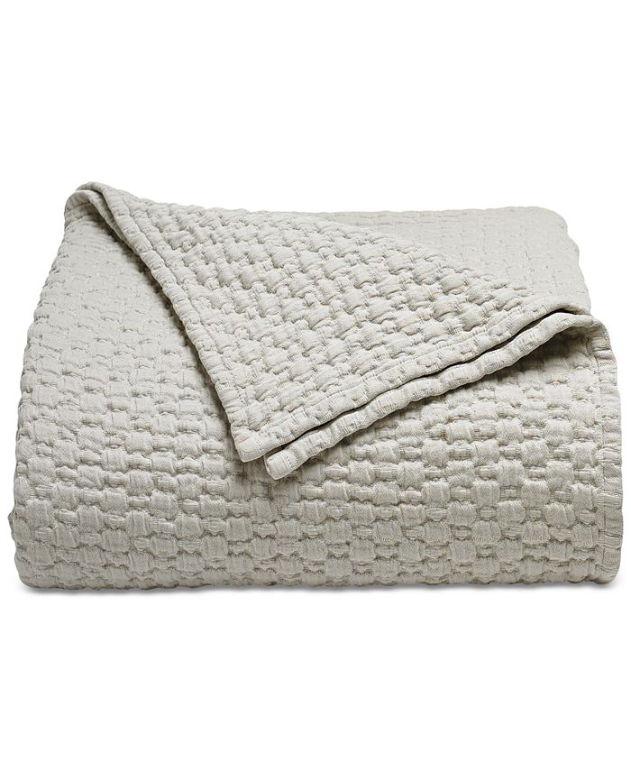 Hotel Collection Speckle Cotton Quilted Twin Coverlet, Created for Macy