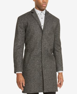 Kenneth Cole Reaction - Men's Hidden-Placket Overcoat