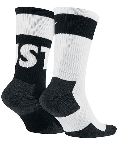 Nike Men's Sportwear 2-Pk. Crew Socks & Reviews - Underwear & Socks ...