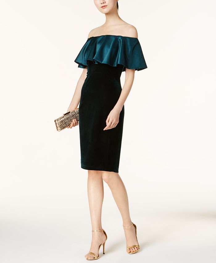 Adrianna papell outlet velvet dress