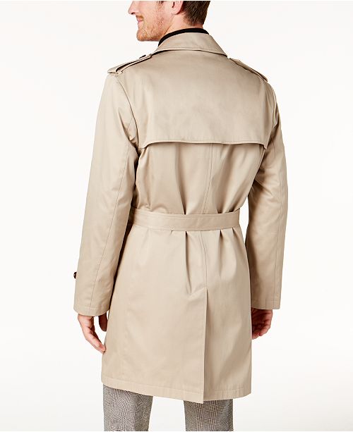 Lauren Ralph Lauren Men's Edmond Classic-Fit Belted Trench Raincoat ...