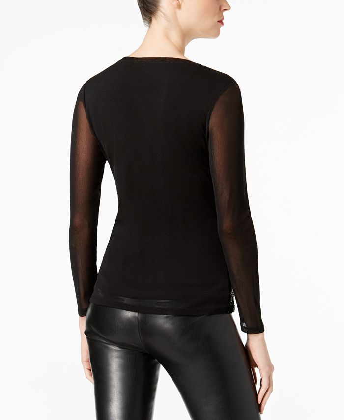 macy's sequin tops