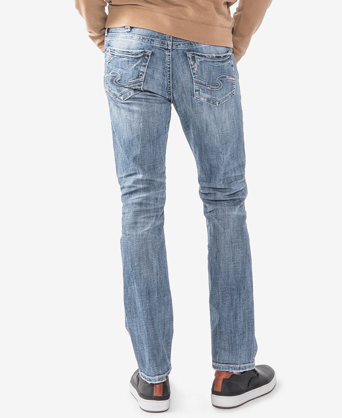 Silver Jeans Co. Men's Konrad Slim Fit Straight Jeans - Macy's