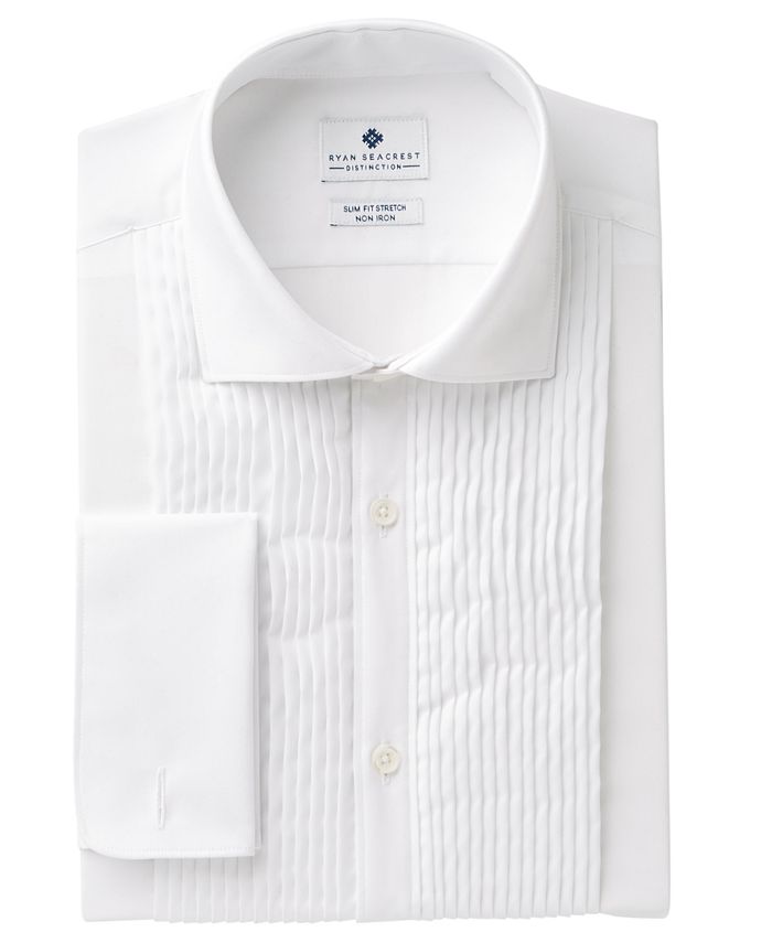 Ryan Seacrest Distinction Men s Slim Fit Stretch Non Iron White