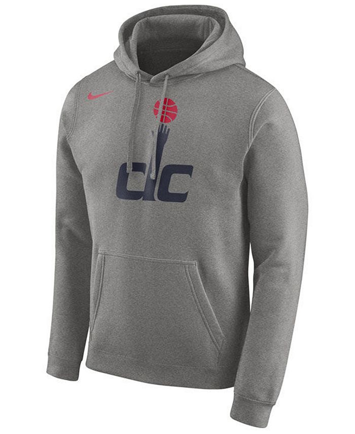 Nike Men's Washington Wizards Logo Club Hoodie - Macy's