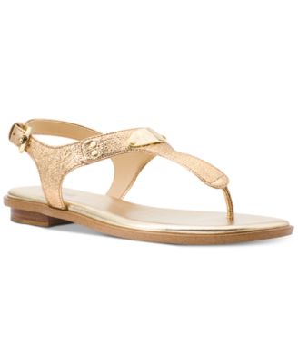Michael Kors - MK Plate Flat Thong Sandals