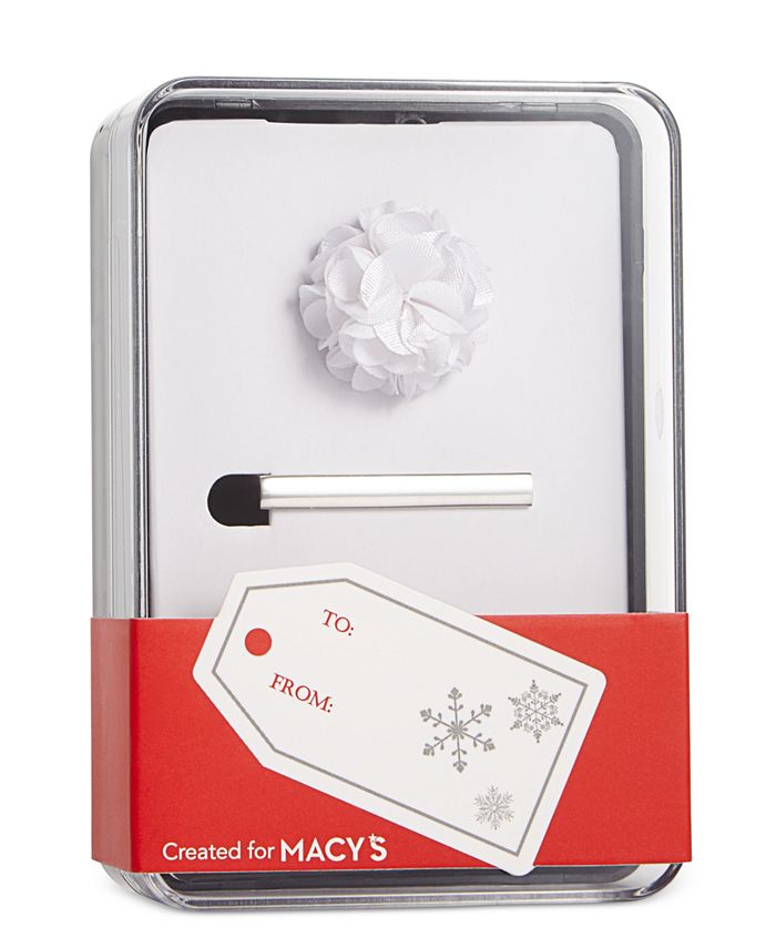 the Gift Men's Tie Bar & Lapel Pin Set, Created for Macy's Macy's