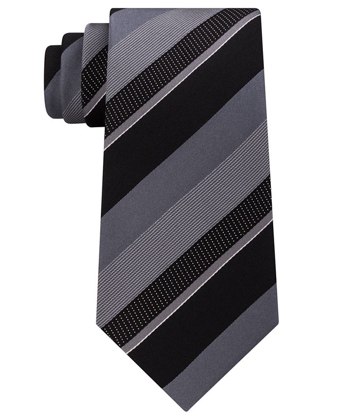 Kenneth Cole Reaction Men's Stripe Silk Tie - Macy's