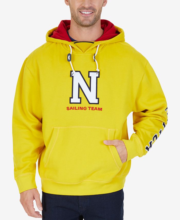 Nautica - Men's Logo-Print Pullover Hoodie