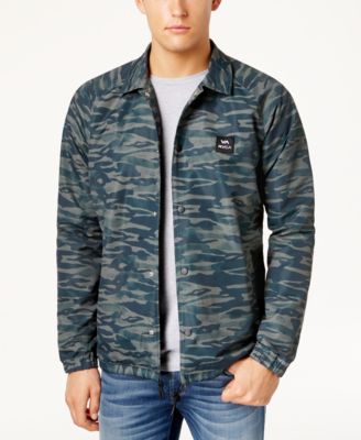 RVCA - Men's Camo Coaches Jacket