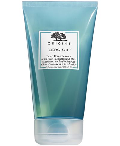 origins cleanser zero oil palmetto pore mint saw deep oz fl