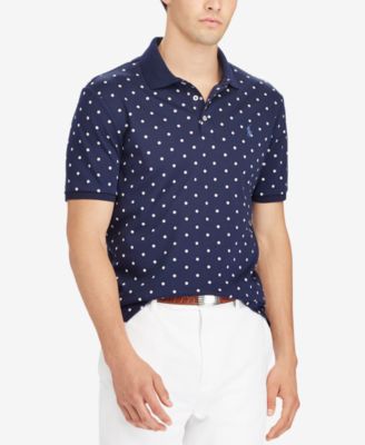 polka dot polo shirt